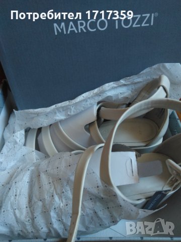 Оригинални дамски сандали "Marco Tozzi", снимка 2 - Дамски обувки на ток - 38102529