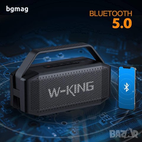 W-King D9-1 60W безжична Bluetooth тонколона, снимка 8 - Bluetooth тонколони - 37626671