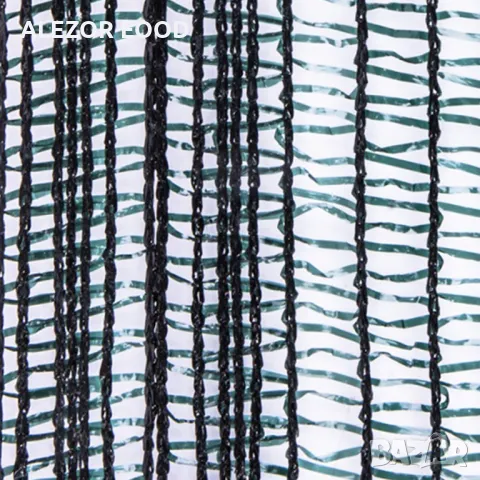 Зелена засенчваща мрежа 40% против птици и градушка, 30 м/ 10 м