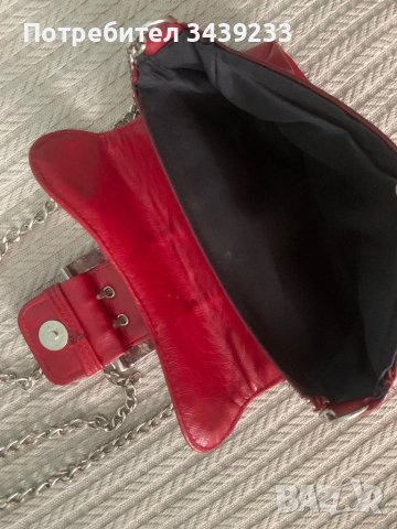 Дамска чанта червена , снимка 2 - Чанти - 42274174