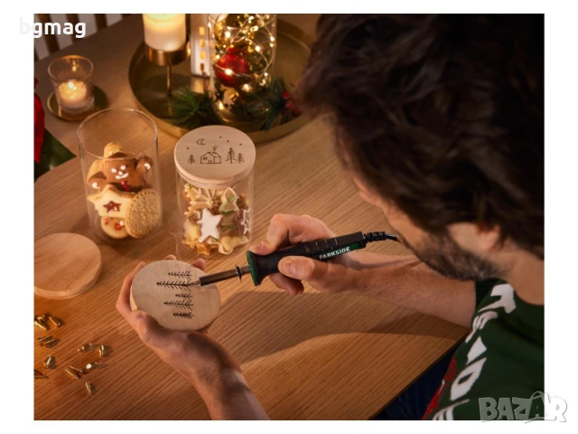 Parkside пирографски комплект PBMK 30 B2,30W,16 части, снимка 2 - Други инструменти - 50505874