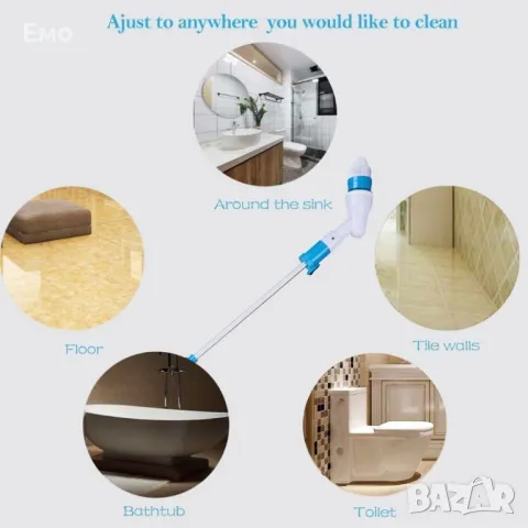 Електрическа четка за почистване на баня - Spin Scrubber - Гаранция 12 Месеца, снимка 13 - Други - 48084602