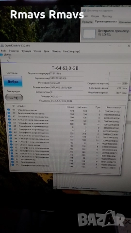 SSD 64gb KingSpec 2.5" с проблем , снимка 5 - Твърди дискове - 51482385