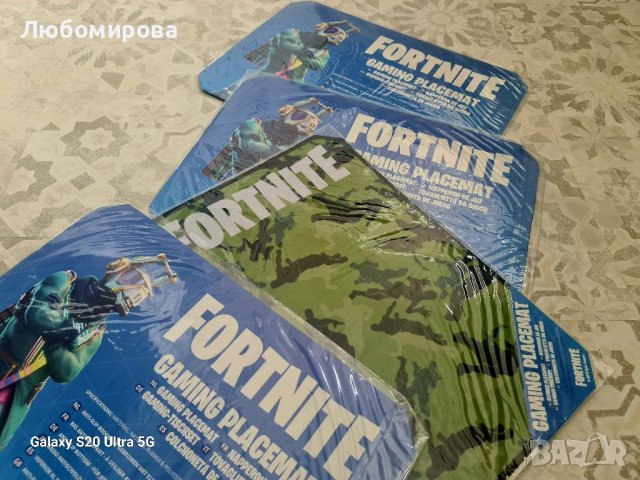 Геймърска подложка за мишка Fortnite, снимка 5 - Клавиатури и мишки - 38334447