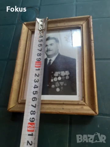 Армейски генерал Добри Джуров снимка в рамка, снимка 4 - Антикварни и старинни предмети - 50954261