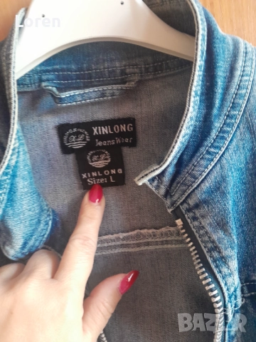 *XinLong*Дамско дънково яке , снимка 7 - Якета - 51504236