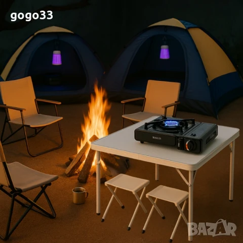 Къмпинг комплект за четирима – Комфорт и практичност сред природата, снимка 3 - Палатки - 50124740