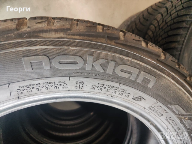 4бр.зимни гуми 215/60/17 Nokian, снимка 6 - Гуми и джанти - 54170856