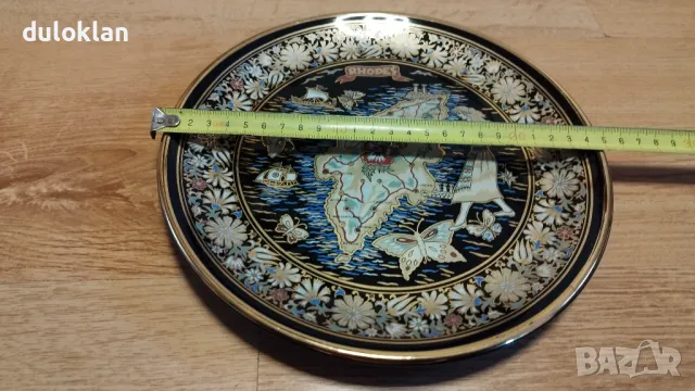 Красива,чиния от Родос,Гърция., снимка 2 - Колекции - 48499623