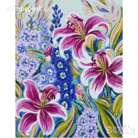 Комплект за рисуване по номера с платно 50х40 см, Модел 53 (27014653) 