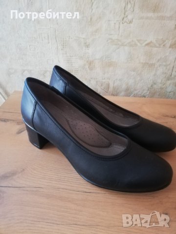 Черни нови дамски обувки  №41, снимка 2 - Дамски елегантни обувки - 38510643