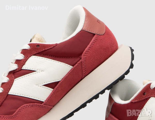 New Balance WS237DF1 Бордо, снимка 4 - Маратонки - 40825410