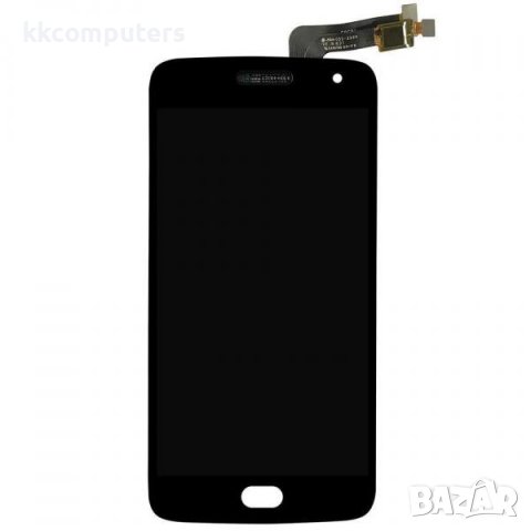LCD Дисплей за MOTOROLA Moto G5 Plus + тъч скрийн /Черен/
