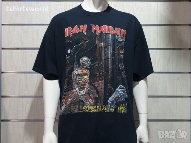 Нова мъжка тениска на музикалната група IRON MAIDEN - SOMEWHERE IN TIME