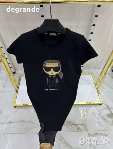 🎀Черна Дамска Тениска Karl Lagerfeld 