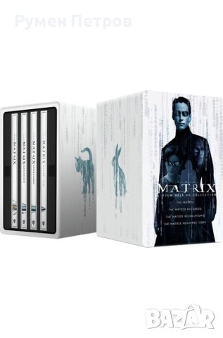 Steelbooks МАТРИЦАТА - THE MATRIX : Нова 4К + блу рей - 11 диска стилбук колекция 2023, снимка 4 - Blu-Ray филми - 44257973