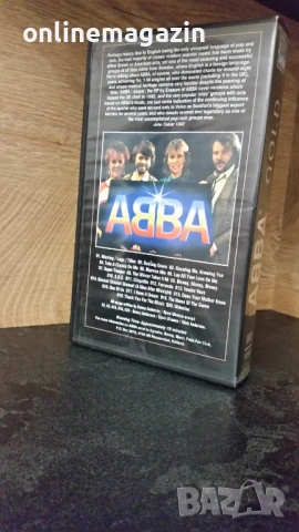 ( ВИДЕО )Видеокасета ABBA GOLD VHS, снимка 2 - Други жанрове - 54346624