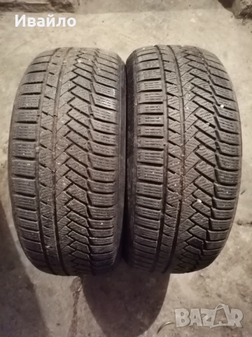 Продавам 2 броя зимни гуми 215.50.17 на 1 сезон дот 2019 Контентал 