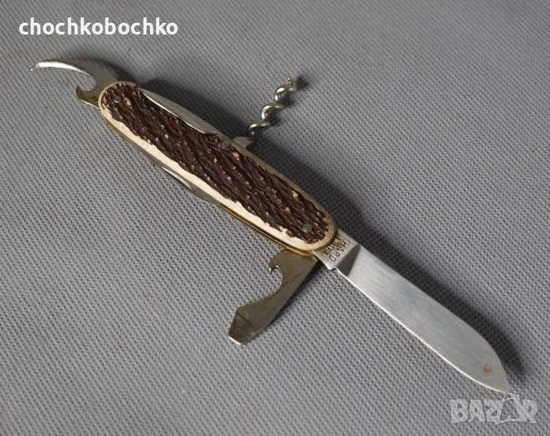 Старо Винтиж Джобно Ножче Ножка Нож ХАПО Австрия, снимка 3 - Ножове - 51971997