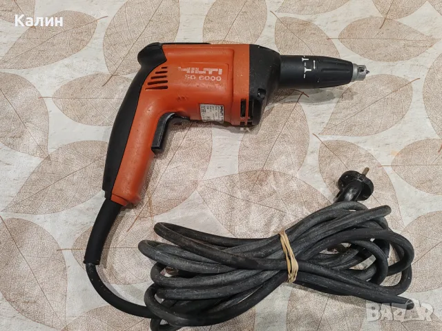 Hilti sd 6000 винтоверт за гипсокартон., снимка 4 - Винтоверти - 49638055