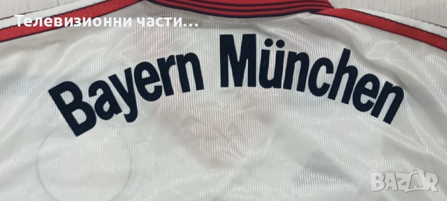 Ретро винтидж футболна тениска Байерн Мюнхен 1998-2000 гостуващ екип Adidas размер М, снимка 9 - Спортни дрехи, екипи - 53327432