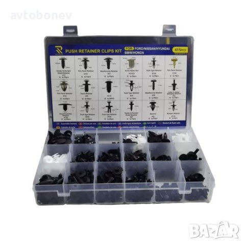 Комплект щипки в кутия /415 части/ -02-