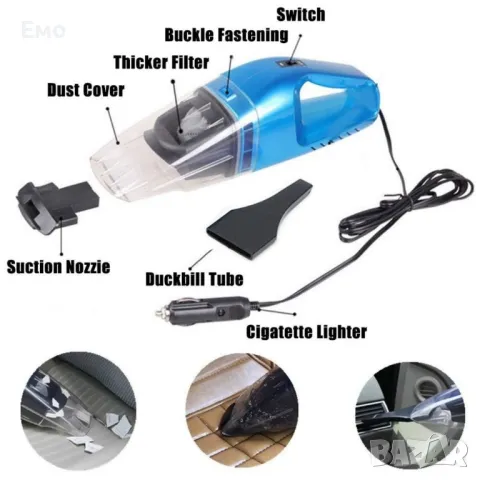 Портативна прахосмукачка за сухо и мокро почистване, снимка 7 - Аксесоари и консумативи - 47982032