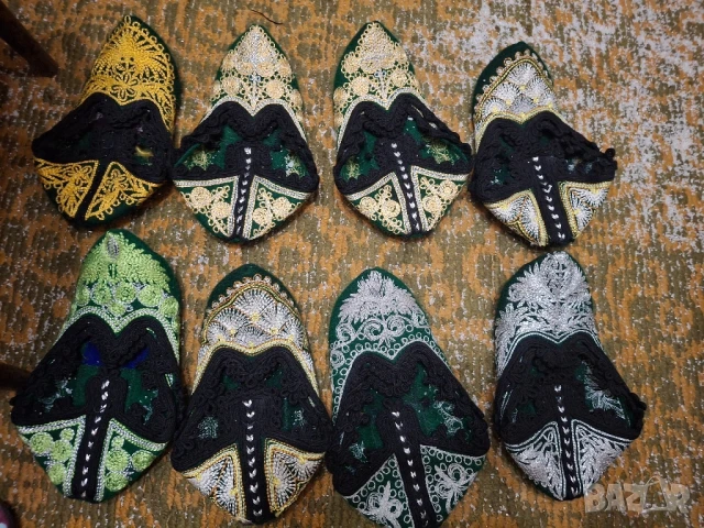 Родопски мъжки и дамски терлици, плетени чорапи, снимка 3 - Други - 47423642