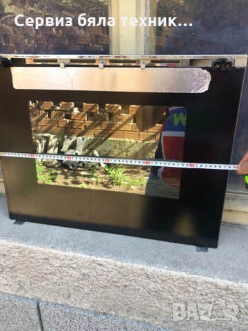 Продавам отлично запазено предно стъкло с дръжката за готварска печка INDESIT, снимка 3 - Печки, фурни - 30380761