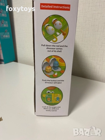 Интерактивна музикална масичка „Динозавър с пиано“, снимка 8 - Образователни игри - 52774397