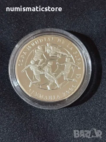 Куба 2003 - 10 песо - Световно първенство по футбол Германия 2006 година 1 OZ