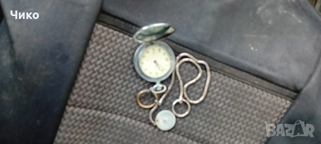 Руски джобен часовник "Мълния ", снимка 3 - Антикварни и старинни предмети - 53997357