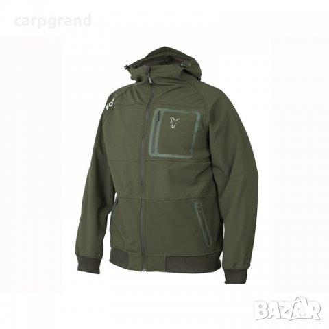 Яке Fox Collection GREEN & SILVER Shell Hoodie, снимка 2 - Екипировка - 31070458