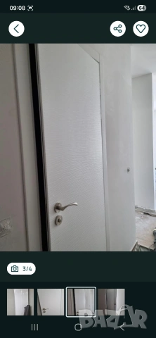 Нова, немонтирана алуминиева/MDF врата за баня, снимка 3 - Интериорни врати - 54362300