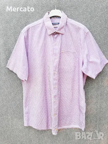 Мъжка риза с къс ръкав Pierre Cardin (Modern Fit), Размер L, снимка 3 - Ризи - 55803880