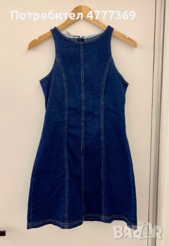 Чисто нова лятна къса дънкова рокля без ръкави, снимка 3 - Рокли - 54069560