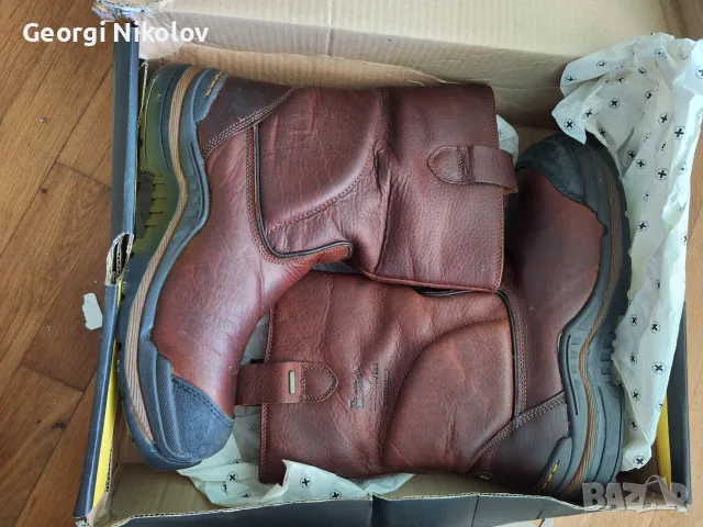 Dr. Marten's Kestrel, Men's Boots Кожени, работни, метално бомбе като нови размер: EU 46; UK11, снимка 10 - Мъжки ботуши - 56058924