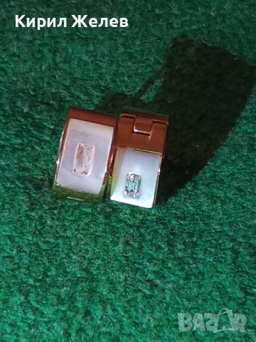 ПОЗЛАТЕНИ СКЪПОЦЕННИ ФЕШЪН АРТ ОБЕЦИ от НЕРЪЖДАЕМА БЛАГОРОДНА СТОМАНА 19443, снимка 7 - Обеци - 36772057