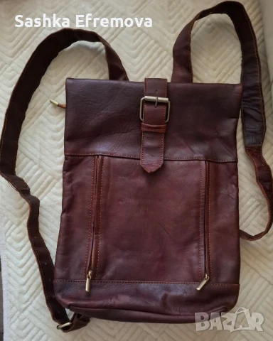 Нова раница от естествена кожа 