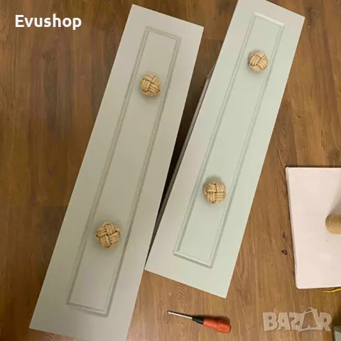 Ратанови Дръжки ( 4 броя ) – За Врати, Шкафове, Портманта, Чекмеджета, снимка 3 - Други - 50176893