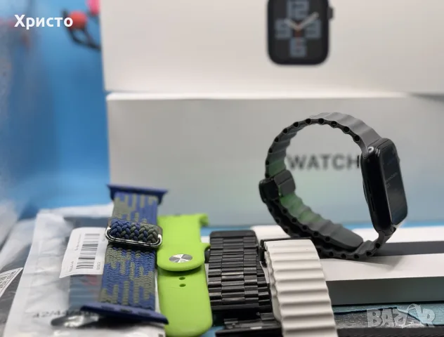 Смарт часовник Apple Watch SE 2nd Gen GPS + Cellular 44mm, Midnight Aluminum + каишки, снимка 6 - Смарт часовници - 56170661