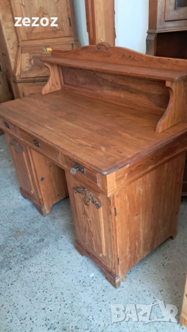 Бюро антикварно масив, снимка 3 - Бюра - 51998230