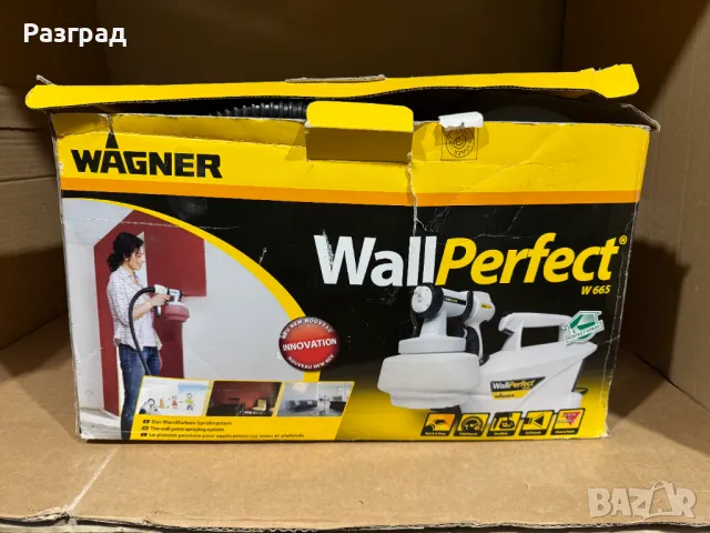 Пистолет за боядисване на латекс WAGNER Wall Perfect W665