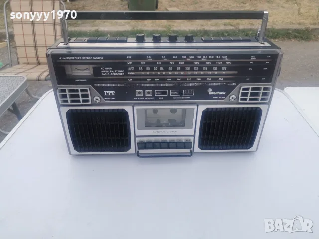 ITT RC 5500 ВНОС SWISS 1209261512L4, снимка 13 - Радиокасетофони, транзистори - 56041229