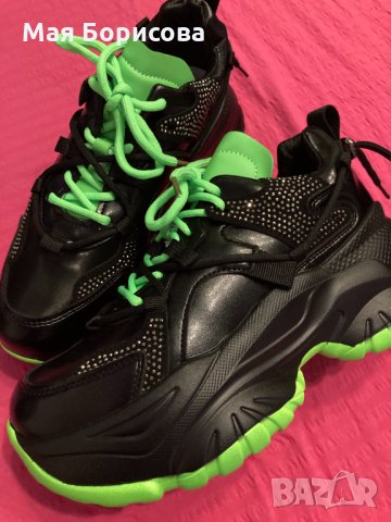 Уникални сникърси с масивна платформа №38, снимка 6 - Маратонки - 35122223