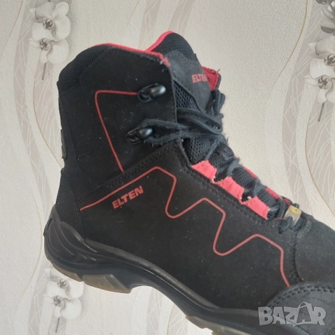 Предпазни работни обувки ELTEN GRANT Red Mid ESD S2 номер 45, снимка 13 - Други - 51893809