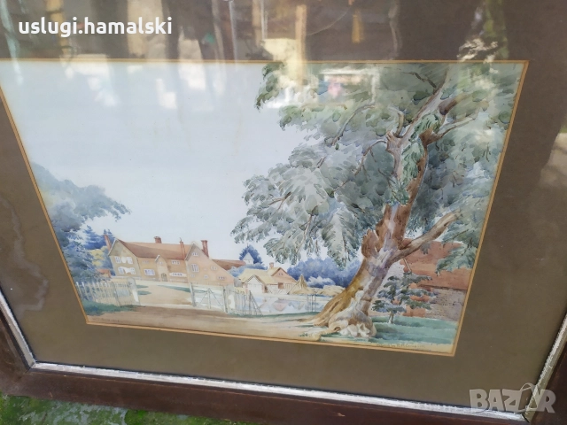 Стара картина, снимка 2 - Антикварни и старинни предмети - 52637192