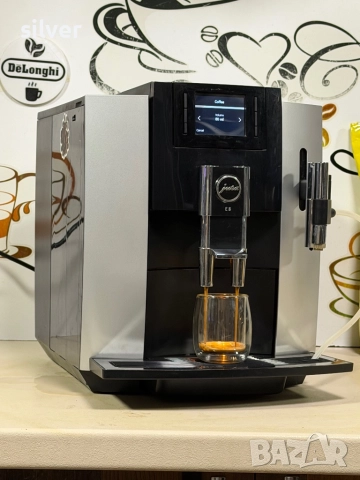 Кафемашина кафе автомат JURA E8 с гаранция, снимка 2 - Кафемашини - 52730303