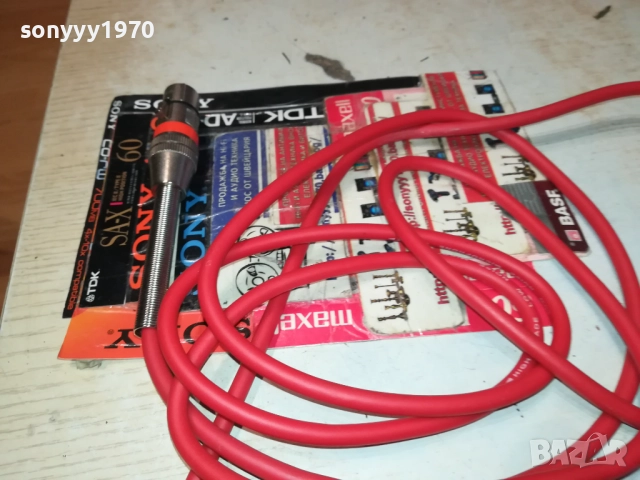 КАБЕЛ ЗА МИКРОФОН-ЧЕРВЕН ОТ ФРАНЦИЯ 1911251028, снимка 14 - Микрофони - 52463186
