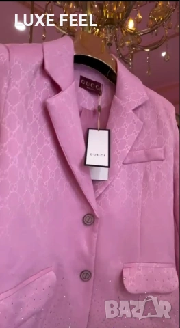 Gucci ⚜️Страхотно Дамско Сако , снимка 12 - Сака - 53966840